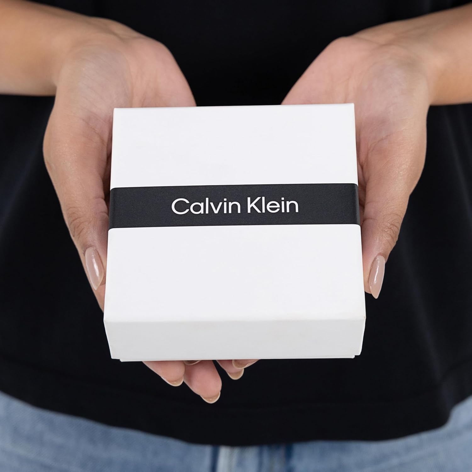 Calvin Klein Analog Quarzuhr für Damen Kollektion CK Pulse mit Edelstahl-Mesh-Gliederarmband Full Black