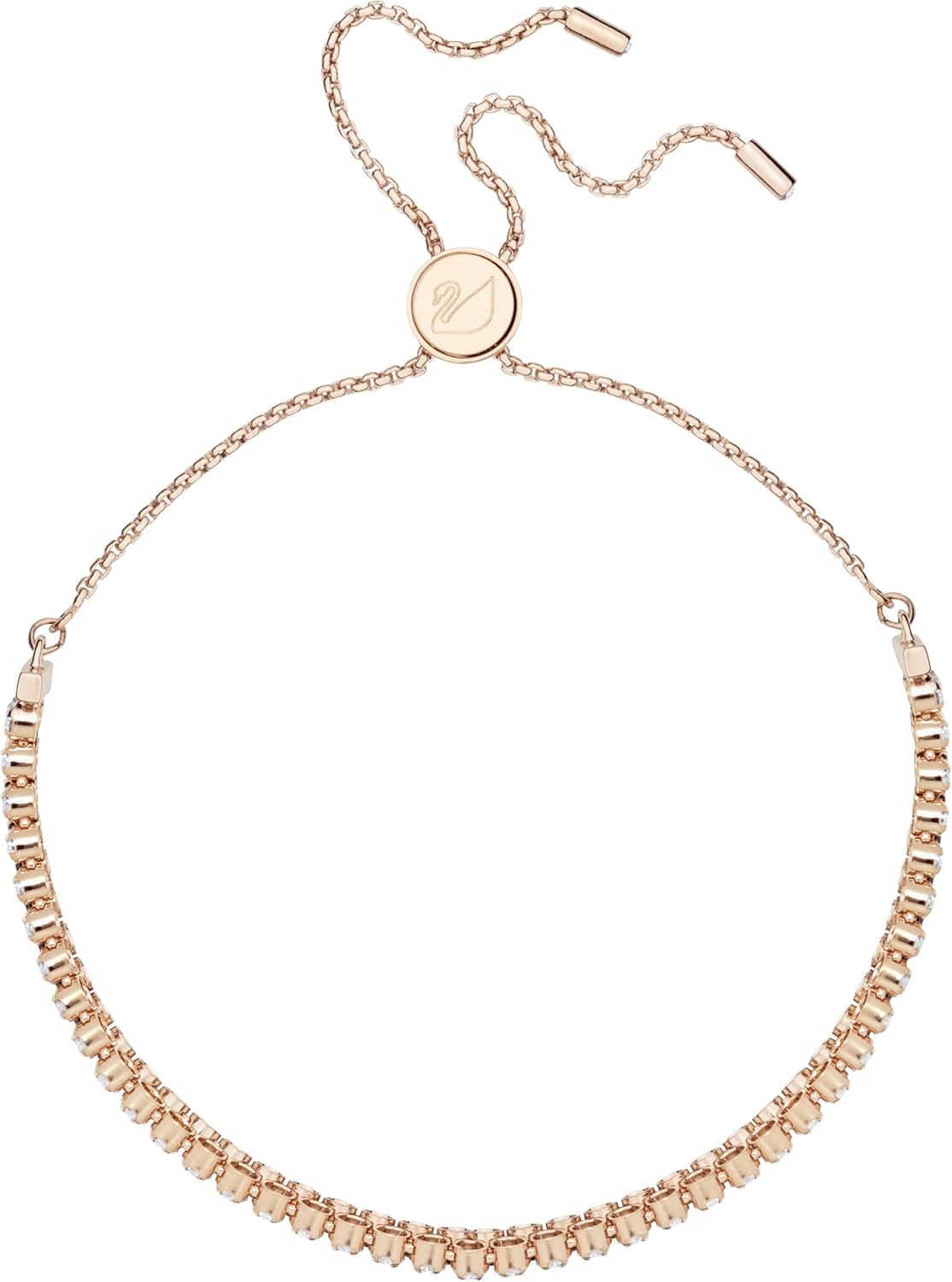 Swarovski Matrix Kollektion Tennis Armband Subtle Tennis Armband Roségoldfarben plattiert Weiß