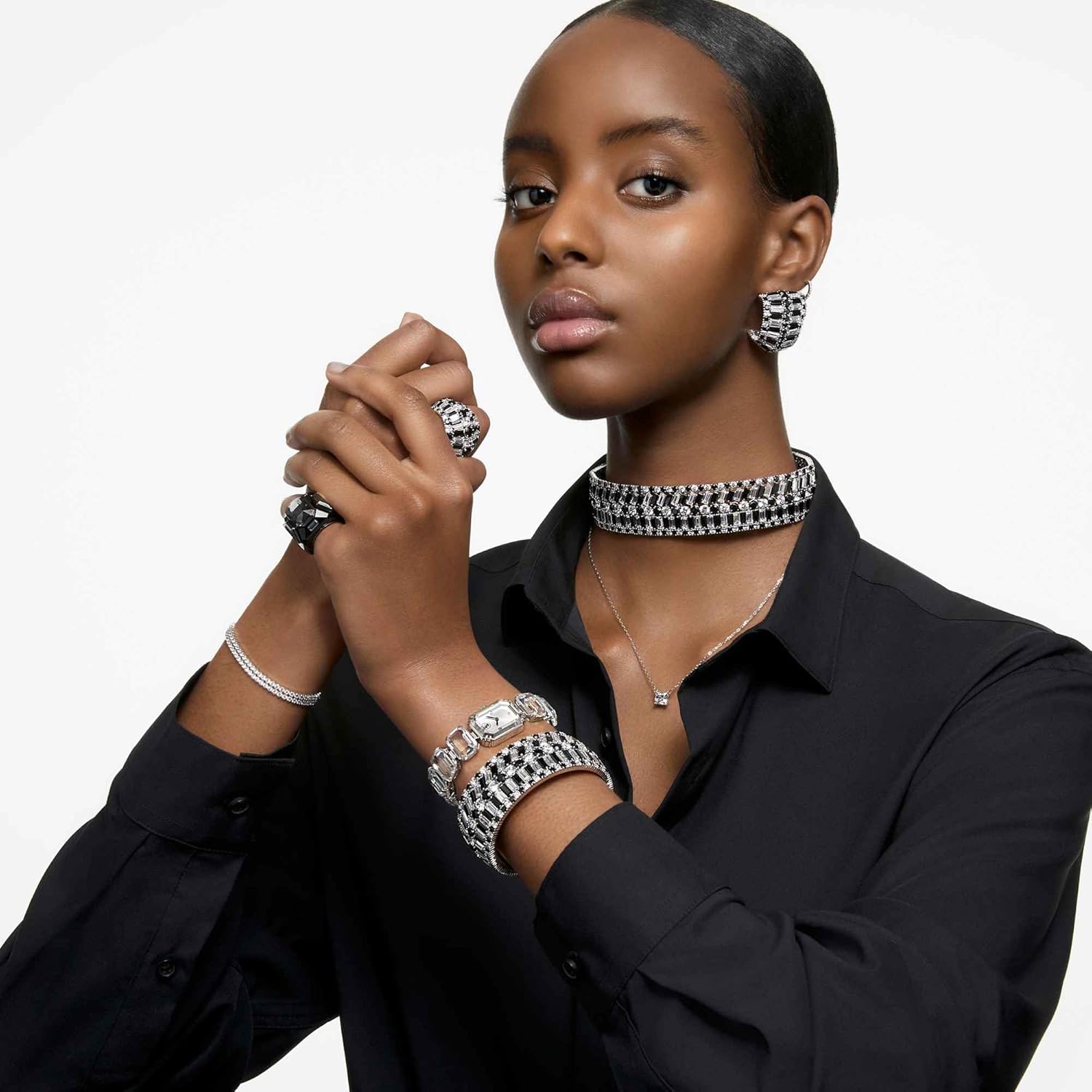 Swarovski Watch Collection Edelstahl Weiß