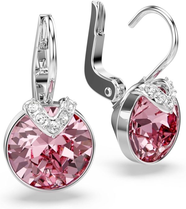 Swarovski Bella Kollektion Tropfenohrringe Rhodiniert Rosa