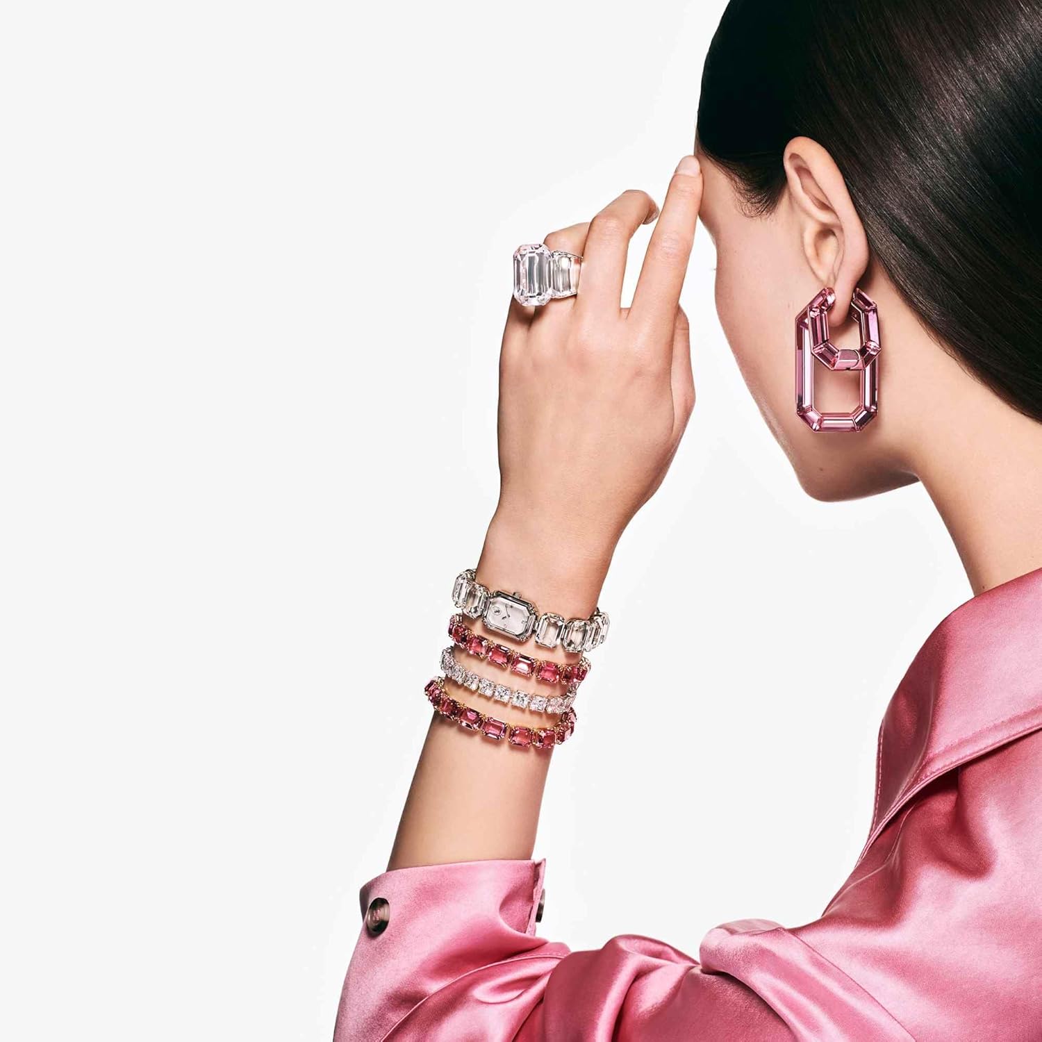Swarovski Watch Collection Edelstahl Weiß