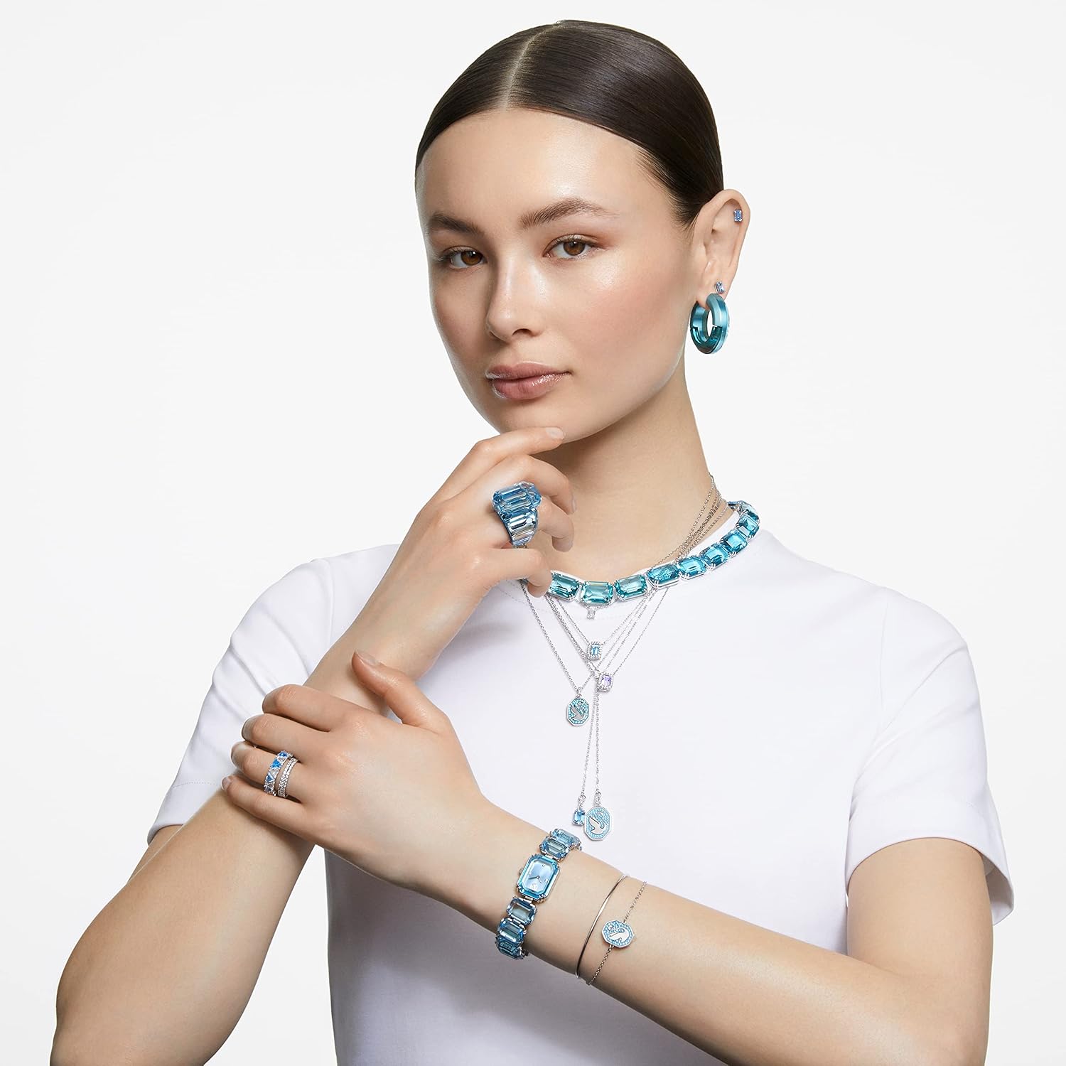 Swarovski Watch Collection Edelstahl Blau