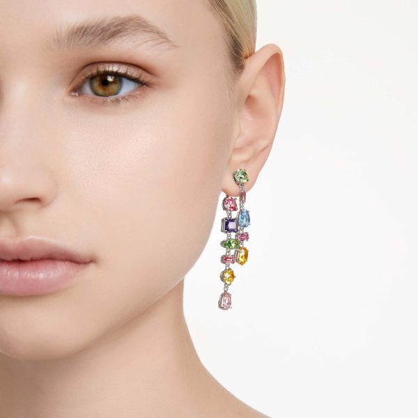 Swarovski Gema Kollektion Ohrringe Gema Tropfenohrringe L Mehrfarbig