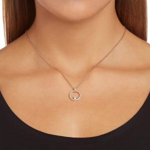 Swarovski Constella Kollektion Anhänger Creativity Anhänger Roségoldfarben plattiert Weiß