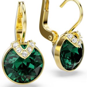 Swarovski Bella Kollektion Tropfenohrringe Goldfarben plattiert Grün