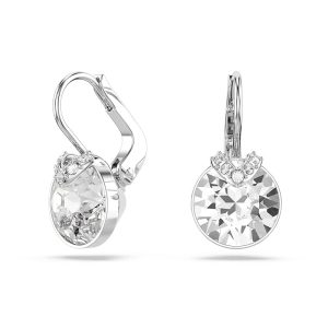 Swarovski Bella Kollektion Tropfenohrringe Rhodiniert Weiß