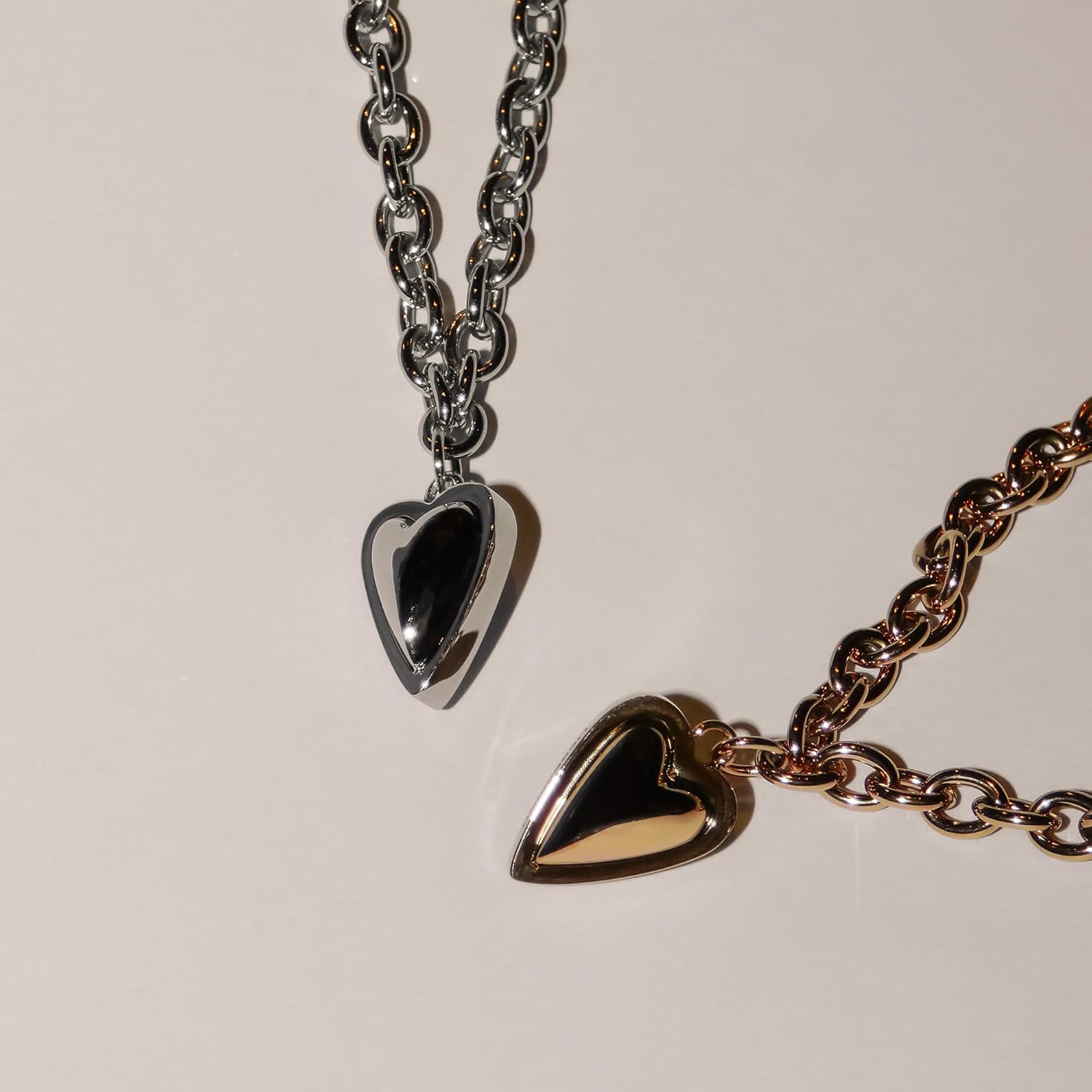 LIEBESKIND BERLIN Damen Schmuck mit Herz - Funkelnde Kette Silber