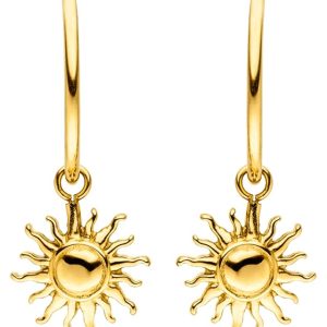 Purelei Sun Ohrringe – Damenohrringe aus langlebigem Edelstahl – Wasserfeste Ohrringe Damen – Modeschmuck für deinen individuellen Look Gold