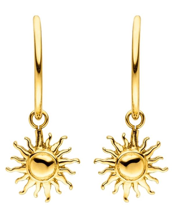 Purelei Sun Ohrringe – Damenohrringe aus langlebigem Edelstahl – Wasserfeste Ohrringe Damen – Modeschmuck für deinen individuellen Look Gold