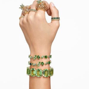 SWAROVSKI Gema Armband-Kollektion, One Size, Messing-Kristall, ohne Edelstein