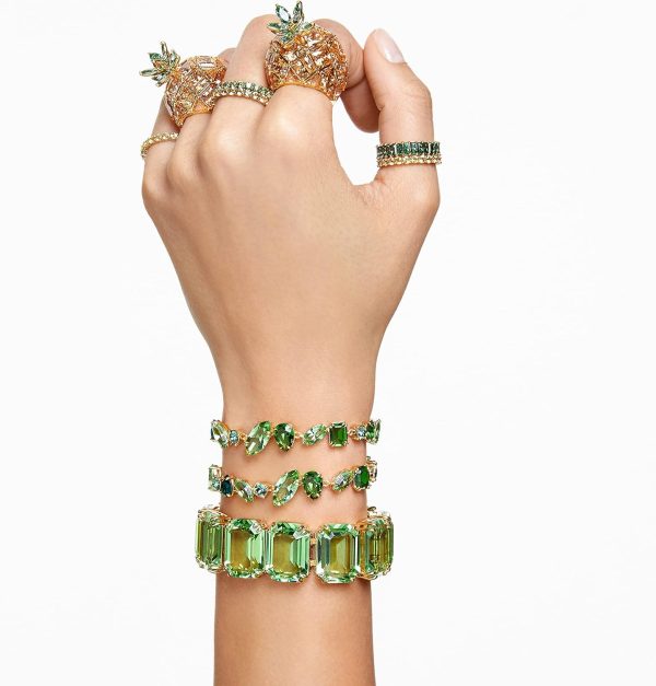 SWAROVSKI Gema Armband-Kollektion, One Size, Messing-Kristall, ohne Edelstein