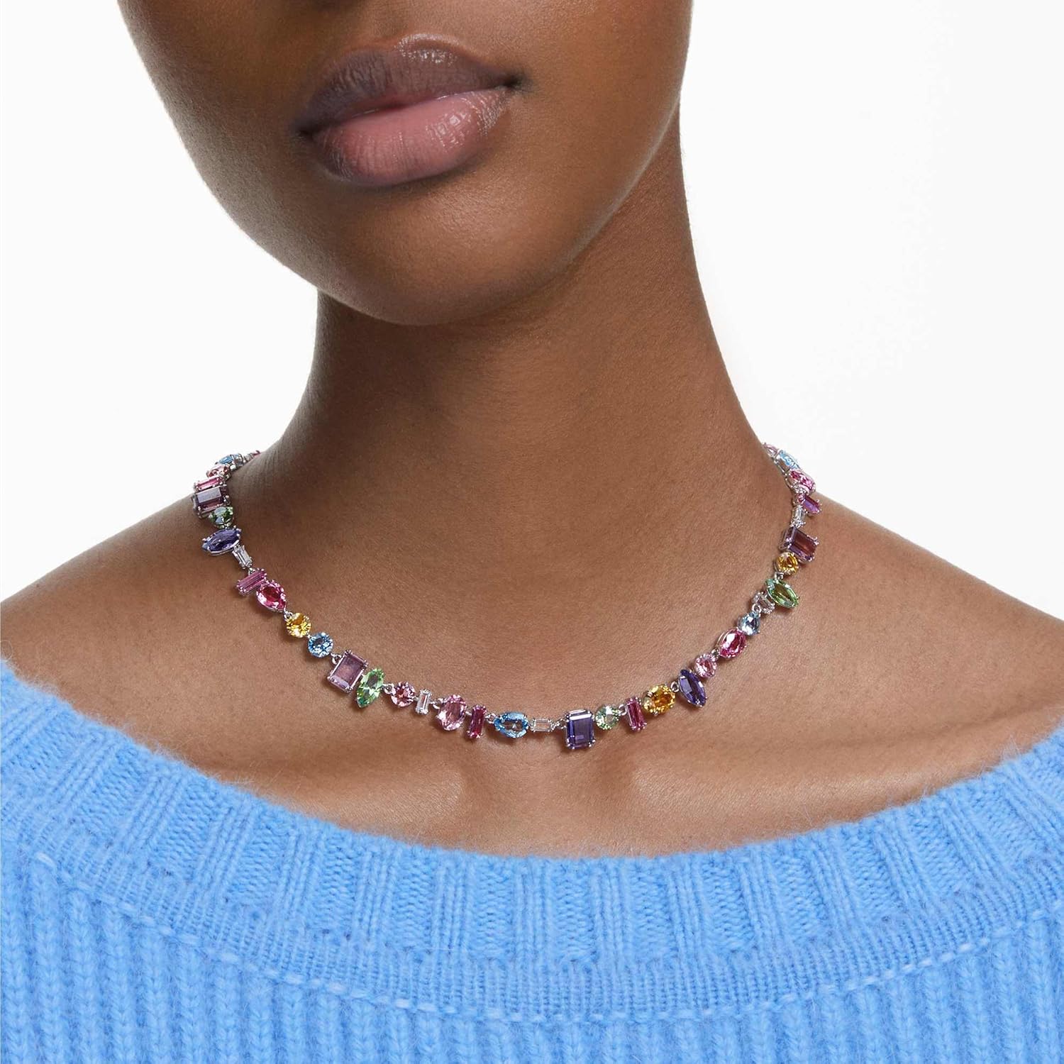 Swarovski Gema Kollektion Halskette Moderner Mehrfarbig