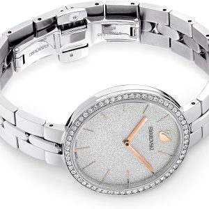 Swarovski Cosmopolitan Kollektion Uhr, Swiss Made Edelstahl Silberton
