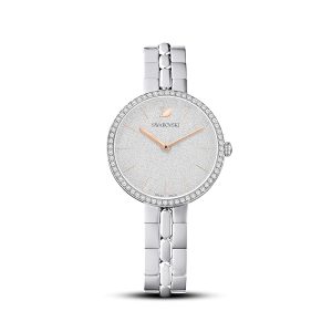 Swarovski Cosmopolitan Kollektion Uhr, Swiss Made Edelstahl Silberton