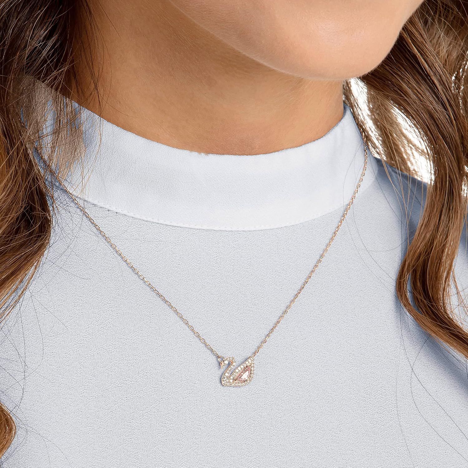 Swarovski Swan Kollektion Swan Halskette Einheitsgröße