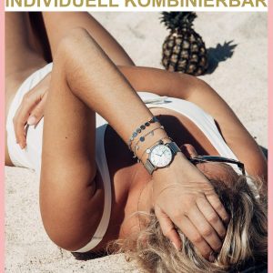 Purelei Malihini Coin Armband – Elegantes, verspieltes Damen Armband mit Plättchen – Edelstahl 18K vergoldet – Verstellbare Länge 16/17,5/19 cm – Hawaiianisch inspiriert & wasserfest Roségold