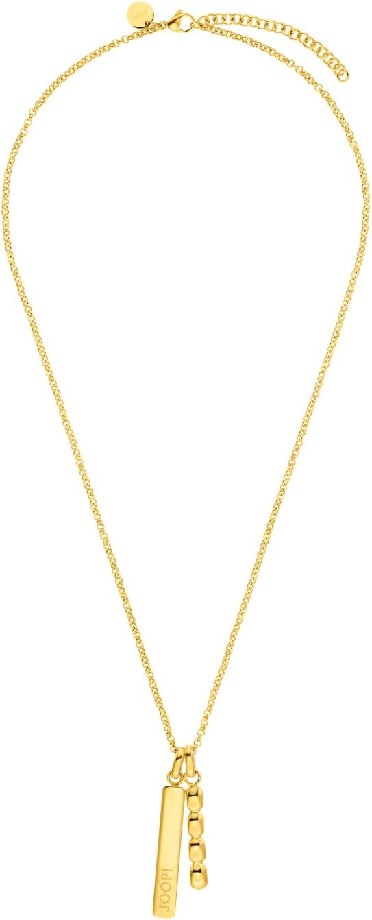 JOOP! Halskette aus Edelstahl für Damen, Halsschmuck, teilw. mit IP-Vergoldung, Kommt in Schmuck Geschenk Box BARREN