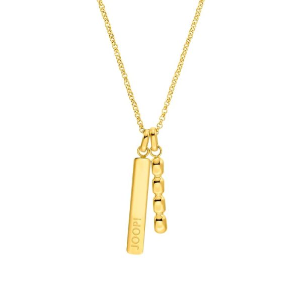 JOOP! Halskette aus Edelstahl für Damen, Halsschmuck, teilw. mit IP-Vergoldung, Kommt in Schmuck Geschenk Box BARREN