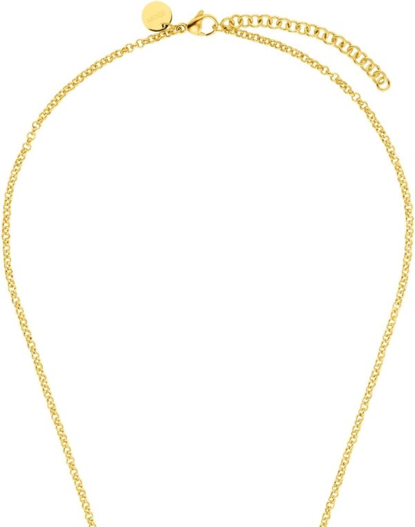 JOOP! Halskette aus Edelstahl für Damen, Halsschmuck, teilw. mit IP-Vergoldung, Kommt in Schmuck Geschenk Box BARREN