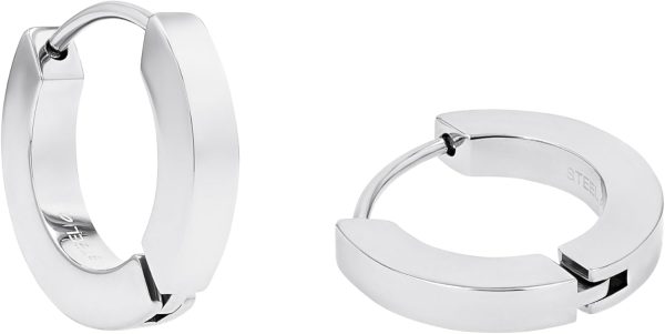 JOOP! Creolen aus Edelstahl für Damen, Ohrschmuck, Gold, Silber, Kommt in Schmuck Geschenk Box, Geschenkidee