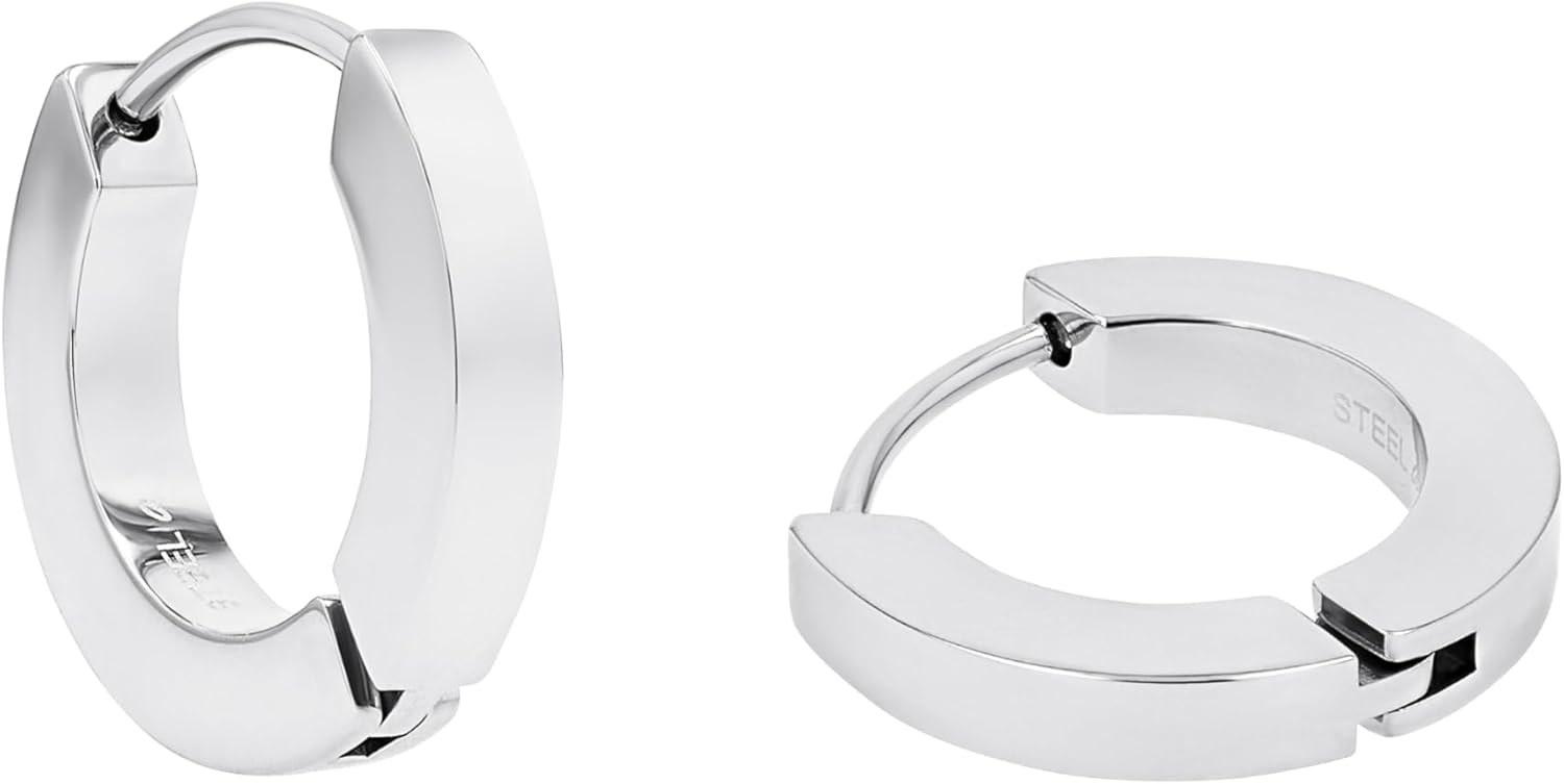 JOOP! Creolen aus Edelstahl für Damen, Ohrschmuck, Gold, Silber, Kommt in Schmuck Geschenk Box, Geschenkidee
