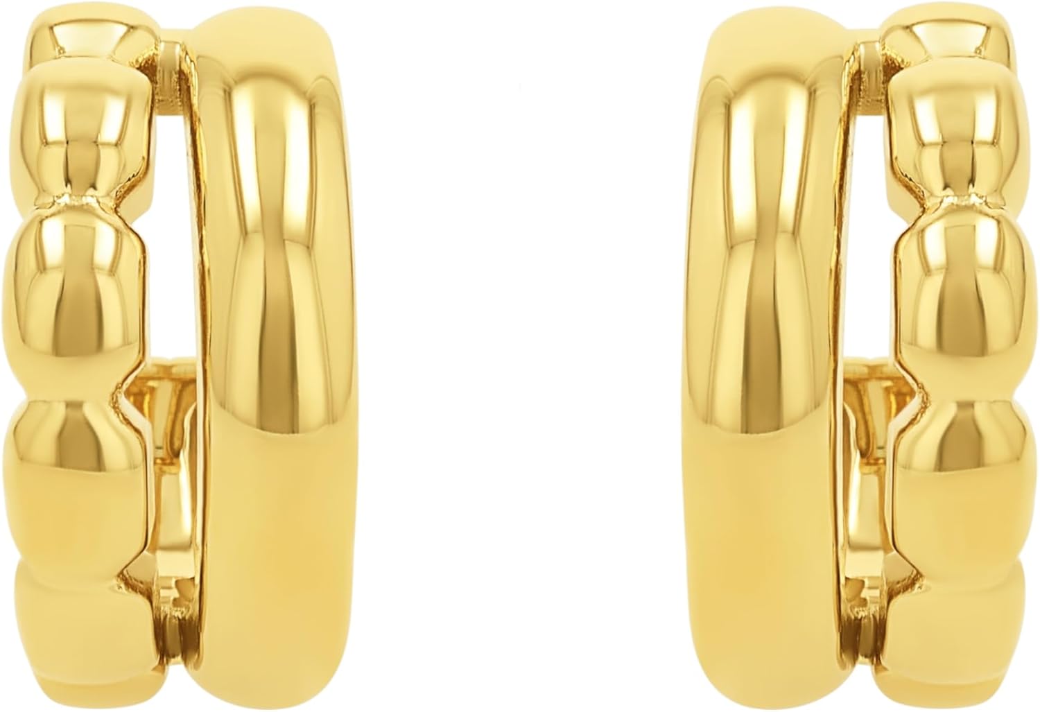 JOOP! Creolen aus Edelstahl für Damen, Ohrschmuck, Gold, Silber, Kommt in Schmuck Geschenk Box, Geschenkidee