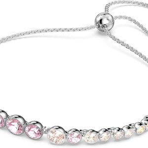 Swarovski Imber Emily Kollektion Tennis Armband (Amazon Exclusive) Rhodiniert Rosa