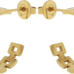 JOOP! Creolen aus Edelstahl für Damen, Ohrschmuck, Gold, Silber, Kommt in Schmuck Geschenk Box, Geschenkidee CHUNKY GOLD