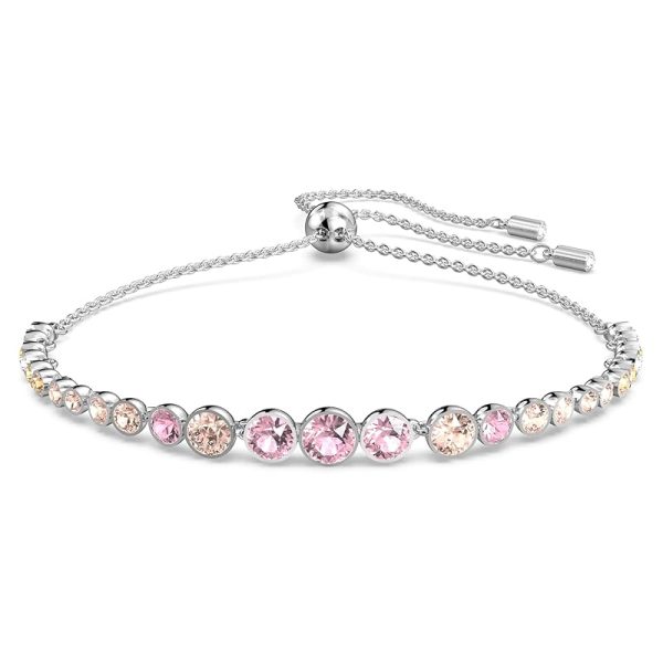 Swarovski Imber Emily Kollektion Tennis Armband (Amazon Exclusive) Rhodiniert Rosa