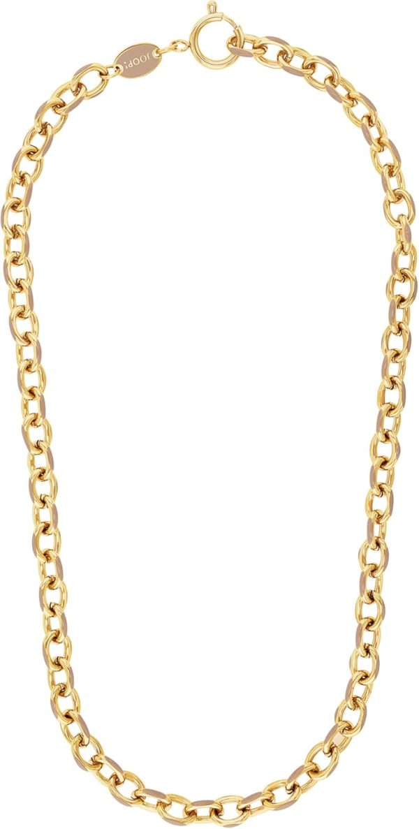 JOOP! Halskette aus Edelstahl für Damen, Halsschmuck, teilw. mit IP-Vergoldung, Kommt in Schmuck Geschenk Box COLLIER
