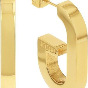 JOOP! Creolen aus Edelstahl für Damen, Ohrschmuck, Gold, Silber, Kommt in Schmuck Geschenk Box, Geschenkidee Baumeln