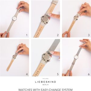 Liebeskind Berlin Damen Armbanduhr Roségold/ Greige