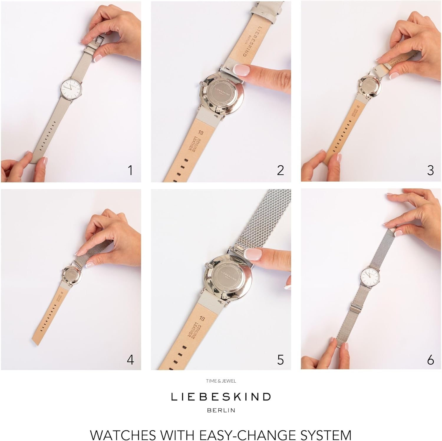 Liebeskind Berlin Damen Armbanduhr Roségold/ Greige