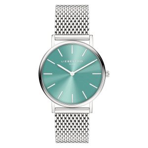 Liebeskind Berlin Damen Armbanduhr Silber/ Hellblau