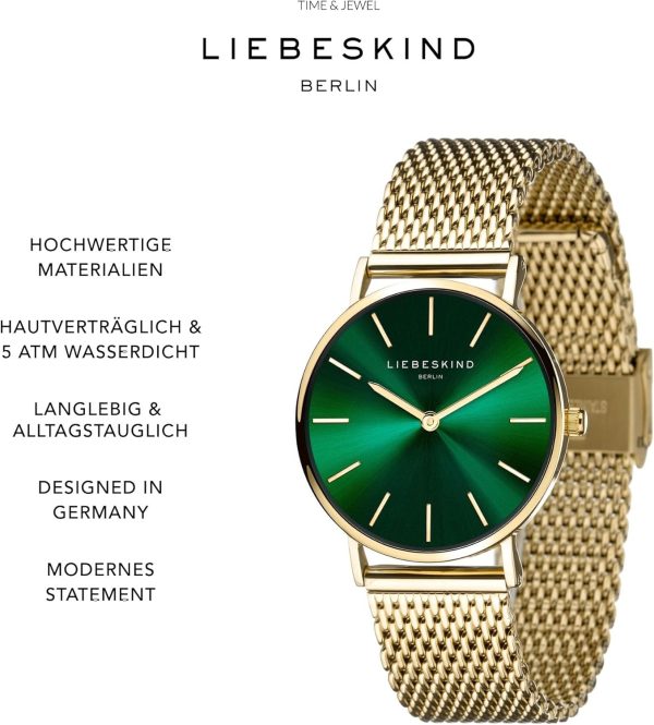 Liebeskind Berlin Damen Armbanduhr Gold