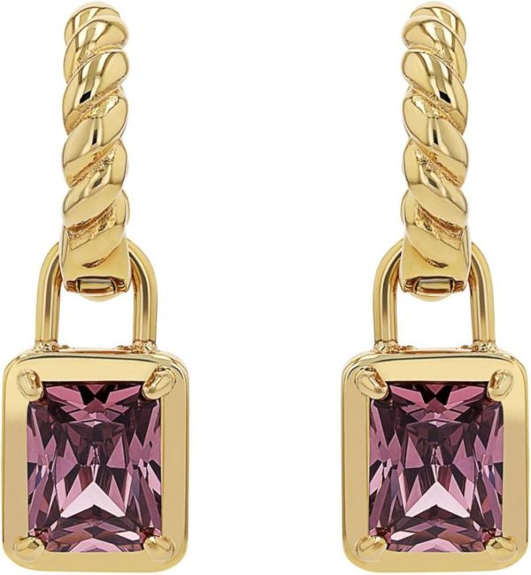 JOOP! Creolen aus Edelstahl für Damen, Ohrschmuck, Gold, Silber, Kommt in Schmuck Geschenk Box, Geschenkidee RUBIN