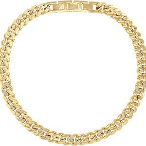 JOOP! Halskette aus Edelstahl für Damen, Halsschmuck, teilw. mit IP-Vergoldung, Kommt in Schmuck Geschenk Box