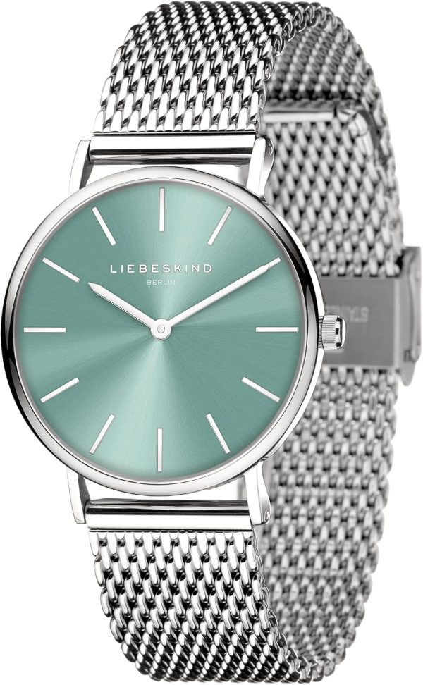 Liebeskind Berlin Damen Armbanduhr Silber/ Hellblau