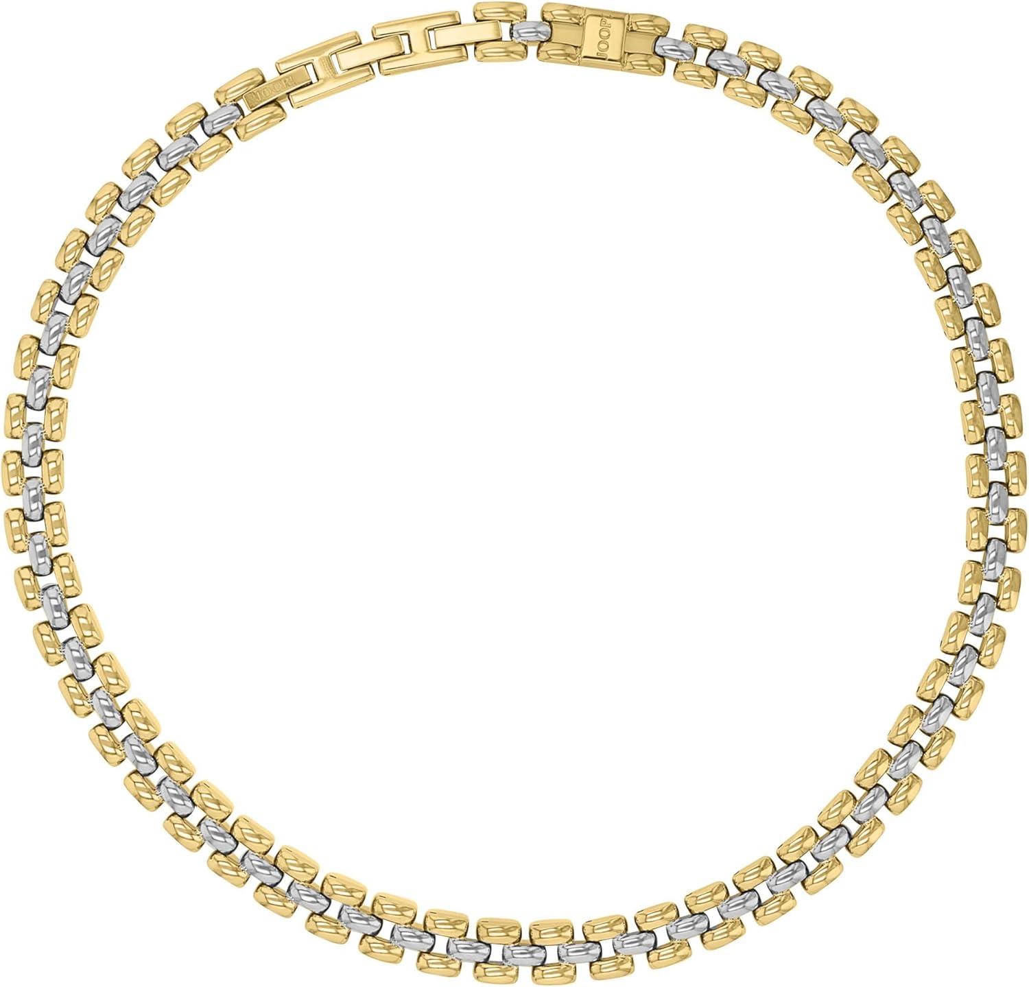 JOOP! Halskette aus Edelstahl für Damen, Halsschmuck, teilw. mit IP-Vergoldung, Kommt in Schmuck Geschenk Box BICOLOR