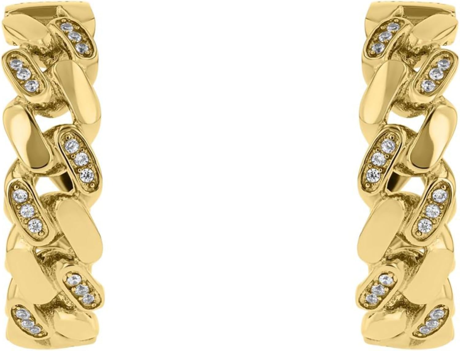 JOOP! Creolen aus Edelstahl für Damen, Ohrschmuck, Gold, Silber, Kommt in Schmuck Geschenk Box, Geschenkidee GOLD GLÄNZEND