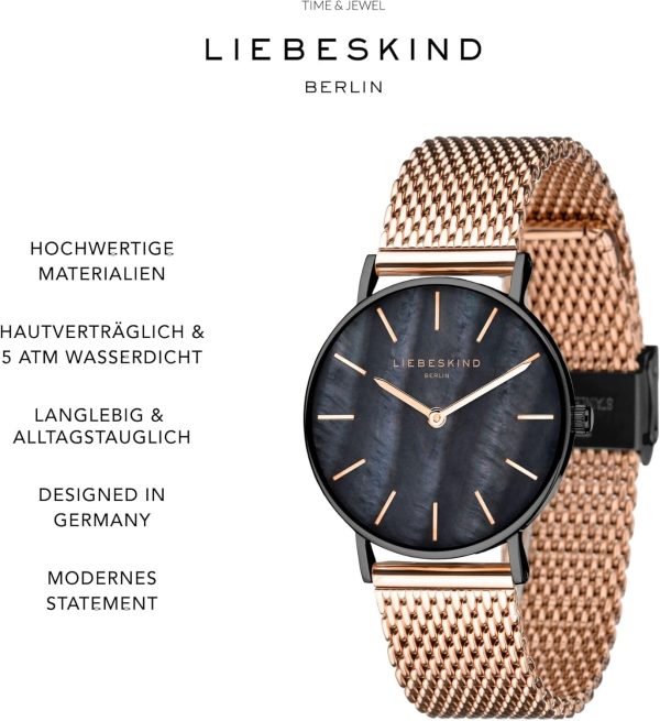 Liebeskind Berlin Damen Armbanduhr Rosegold