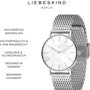 Liebeskind Berlin Damen Armbanduhr Silber