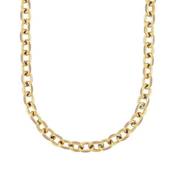 JOOP! Halskette aus Edelstahl für Damen, Halsschmuck, teilw. mit IP-Vergoldung, Kommt in Schmuck Geschenk Box COLLIER