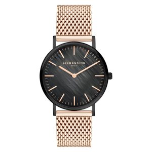 Liebeskind Berlin Damen Armbanduhr Roségold-schwarz