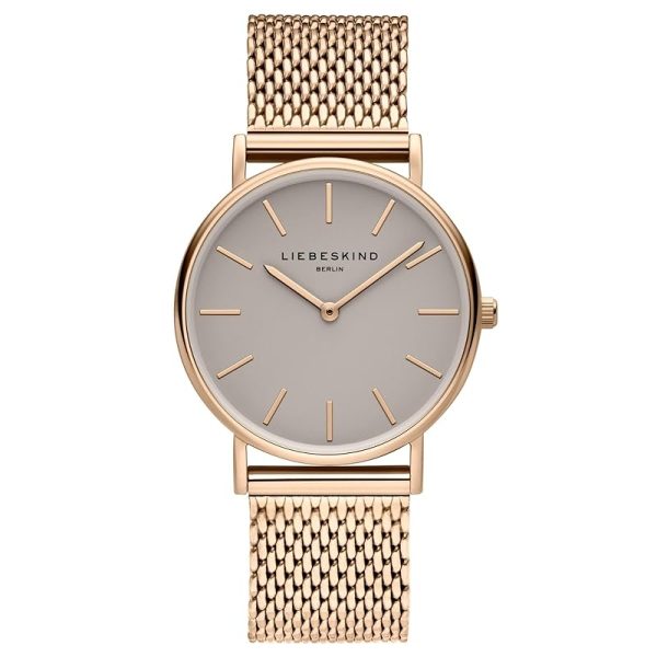 Liebeskind Berlin Damen Armbanduhr Roségold/ Greige