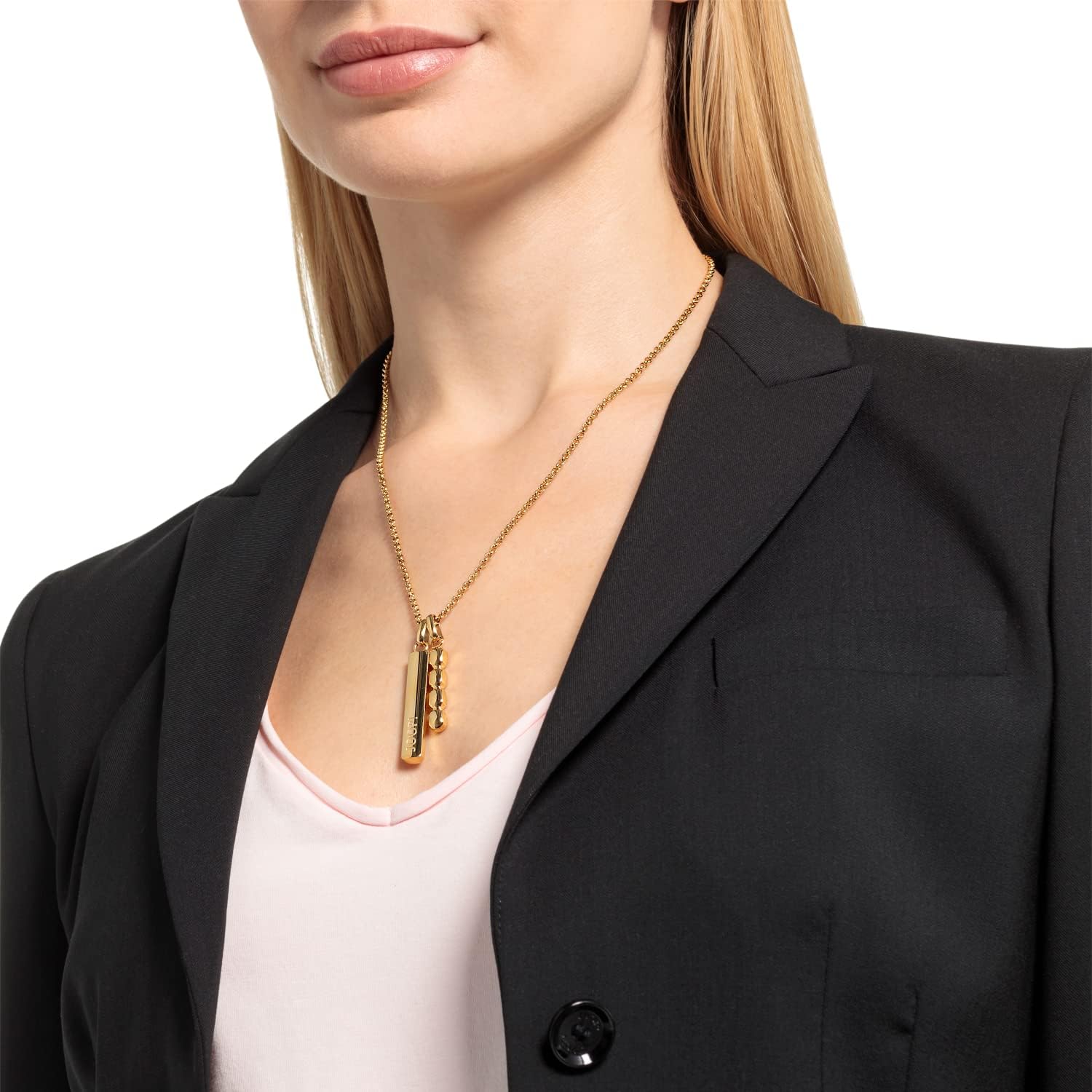 JOOP! Halskette aus Edelstahl für Damen, Halsschmuck, teilw. mit IP-Vergoldung, Kommt in Schmuck Geschenk Box BARREN