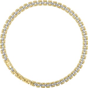 JOOP! Halskette aus Edelstahl für Damen, Halsschmuck, teilw. mit IP-Vergoldung, Kommt in Schmuck Geschenk Box BICOLOR