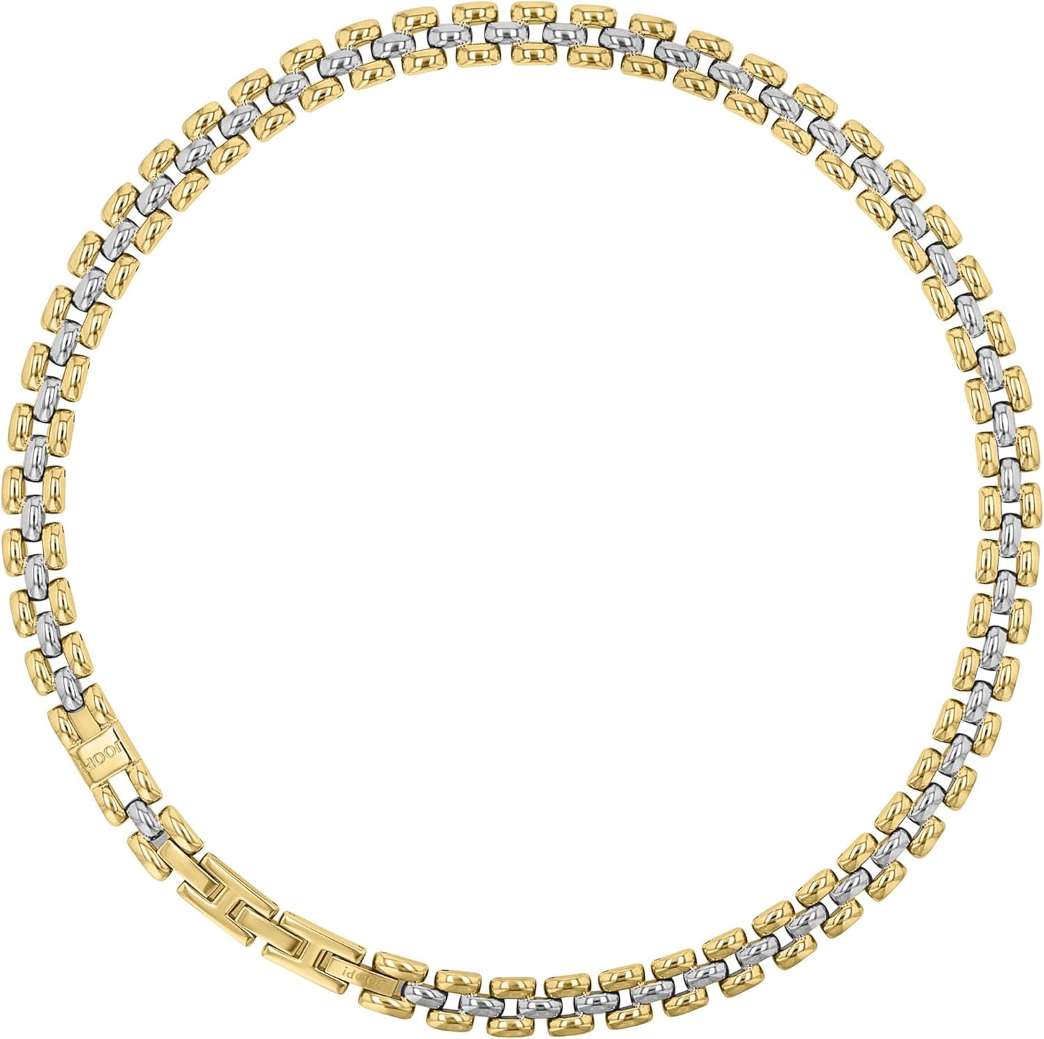 JOOP! Halskette aus Edelstahl für Damen, Halsschmuck, teilw. mit IP-Vergoldung, Kommt in Schmuck Geschenk Box BICOLOR