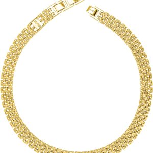 JOOP! Halskette aus Edelstahl für Damen, Halsschmuck, teilw. mit IP-Vergoldung, Kommt in Schmuck Geschenk Box NETZ