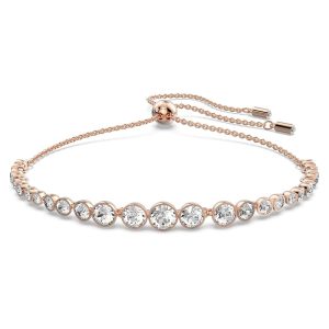 Swarovski Imber Emily Kollektion Tennis Armband (Amazon Exclusive) Roségoldfarben plattiert Weiß